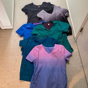 KOI SCRUB TOPS X6! L and XL